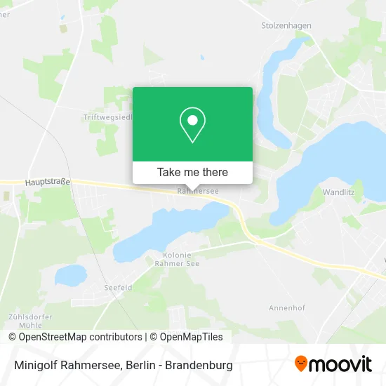 Minigolf Rahmersee map