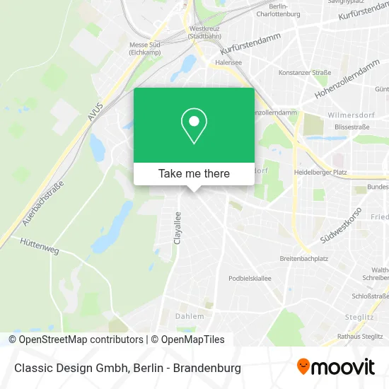Classic Design Gmbh map