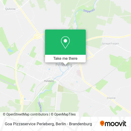 Goa Pizzaservice Perleberg map