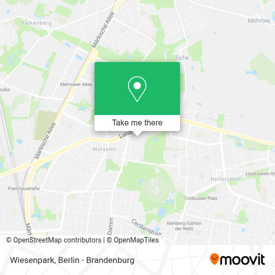Wiesenpark map