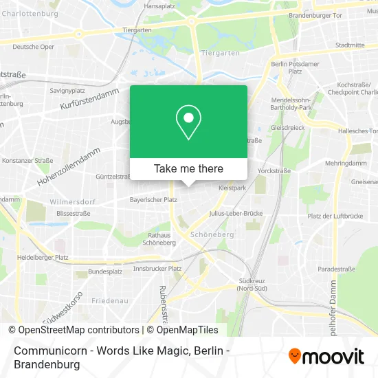 Communicorn - Words Like Magic map