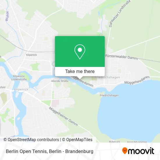 Berlin Open Tennis map