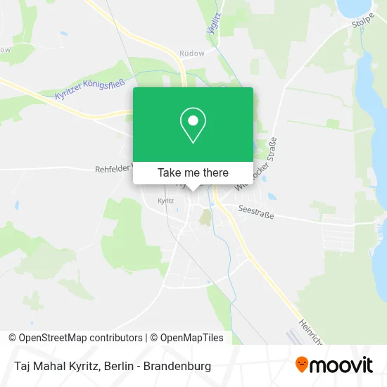 Taj Mahal Kyritz map