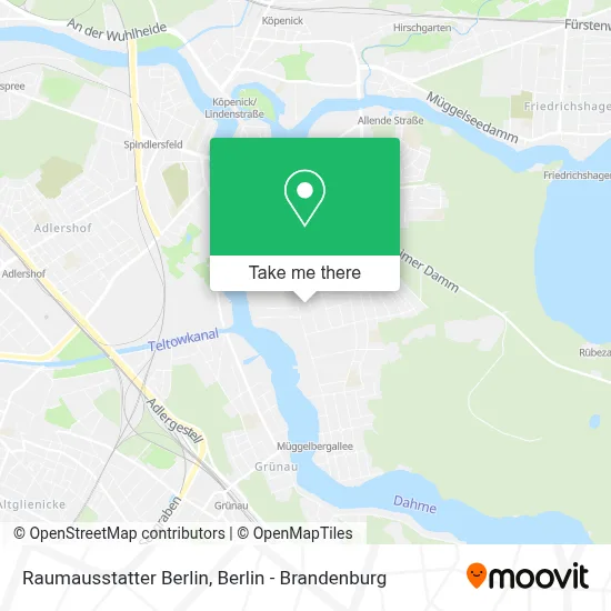 Raumausstatter Berlin map