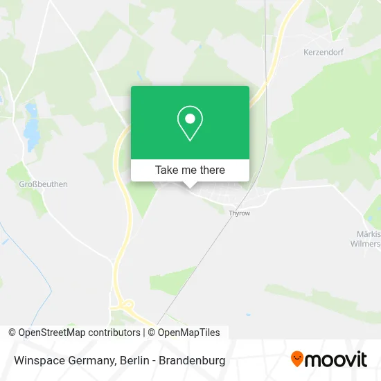 Winspace Germany map
