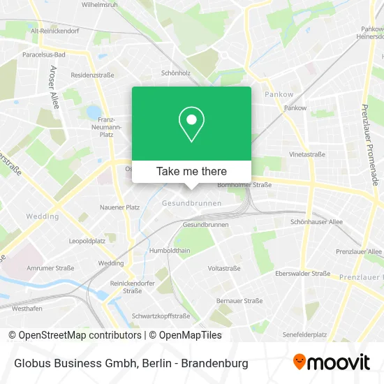 Globus Business Gmbh map