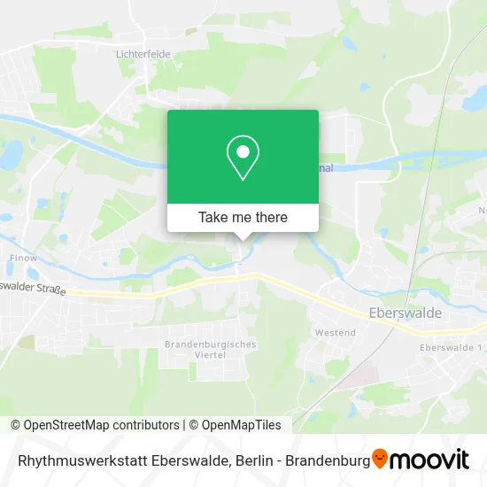 Rhythmuswerkstatt Eberswalde map