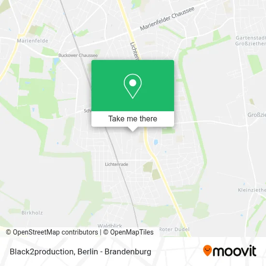 Black2production map