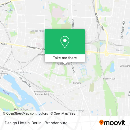 Design Hotels map