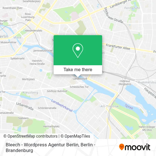 Bleech - Wordpress Agentur Berlin map