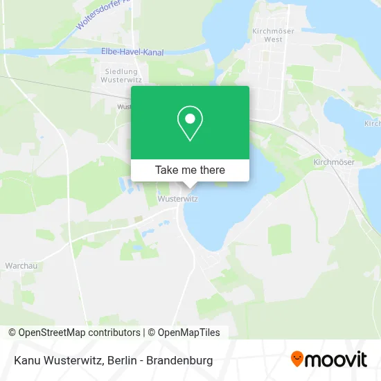 Kanu Wusterwitz map