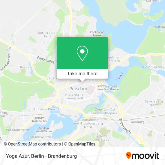 Yoga Azur map