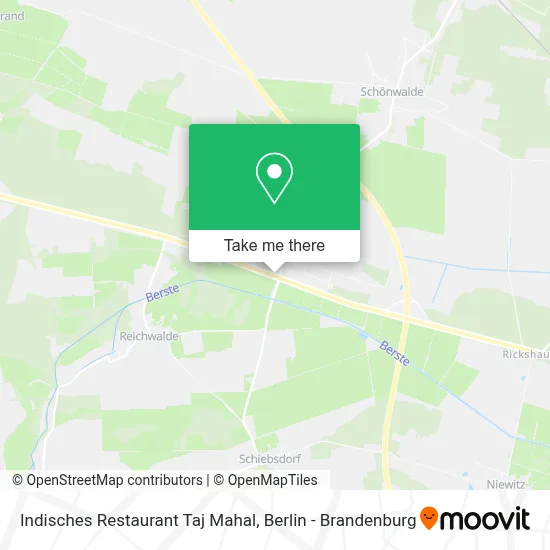 Indisches Restaurant Taj Mahal map