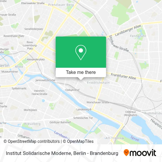 Institut Solidarische Moderne map