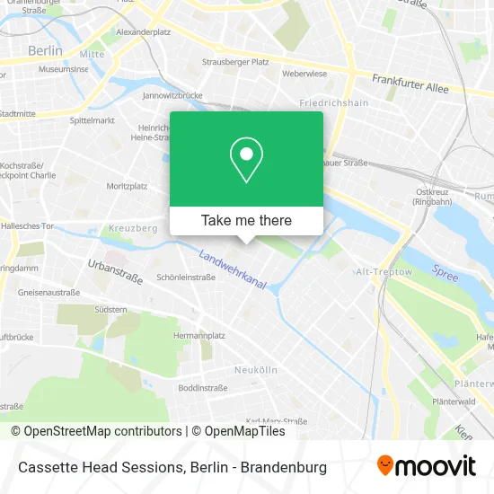 Cassette Head Sessions map