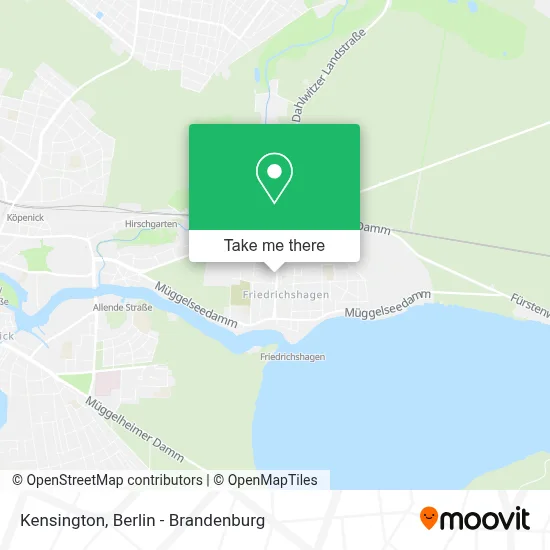 Kensington map