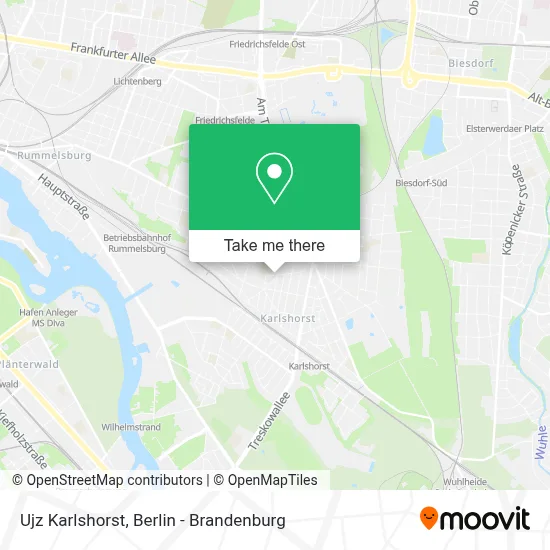 Ujz Karlshorst map