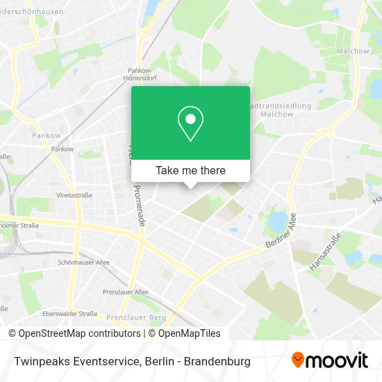 Twinpeaks Eventservice map