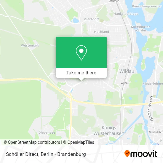 Schöller Direct map