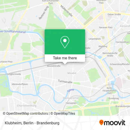 Klubheim map