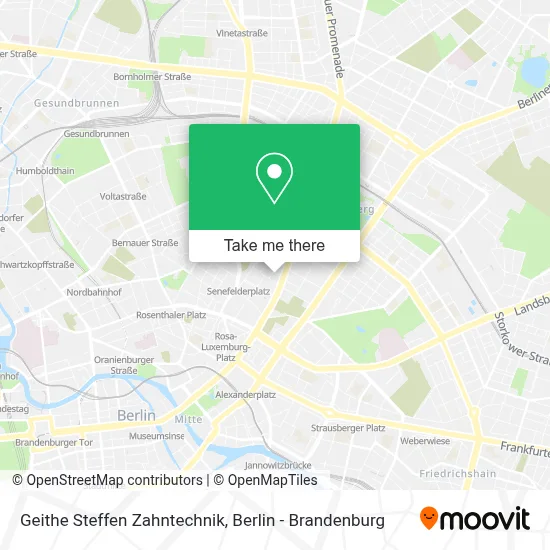 Geithe Steffen Zahntechnik map
