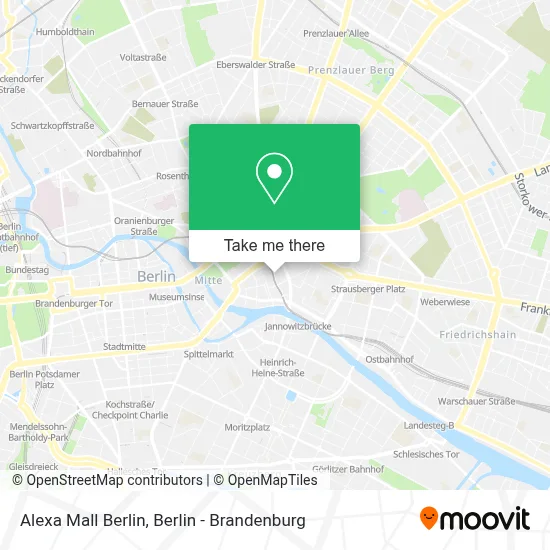 Alexa Mall Berlin map