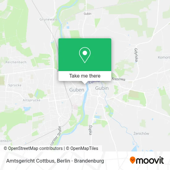 Amtsgericht Cottbus map
