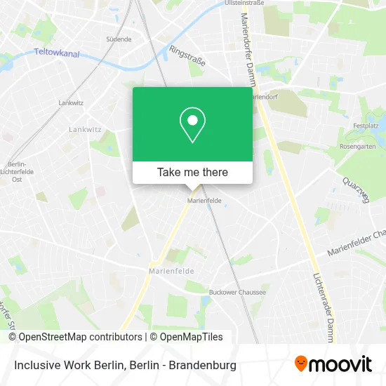 Inclusive Work Berlin map