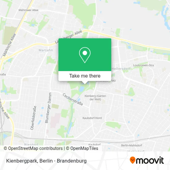 Kienbergpark map