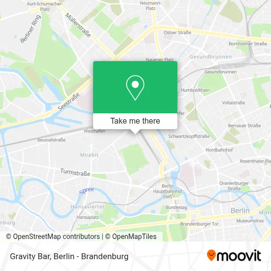 Gravity Bar map