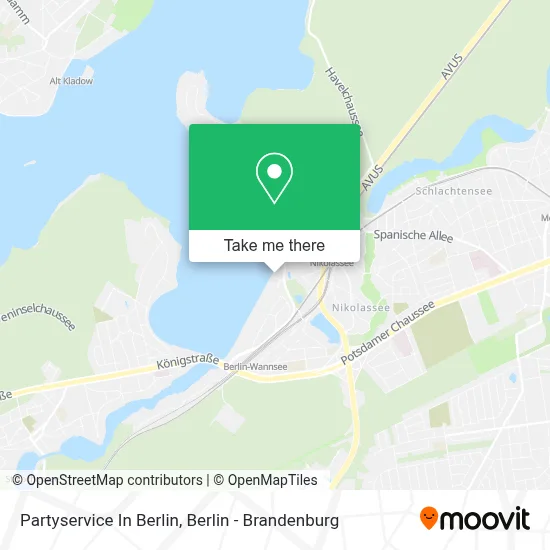 Partyservice In Berlin map
