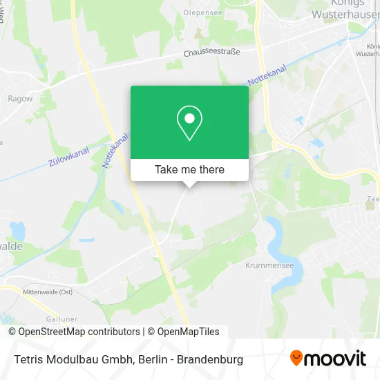 Tetris Modulbau Gmbh map