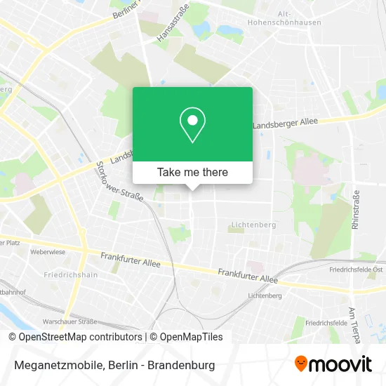 Meganetzmobile map