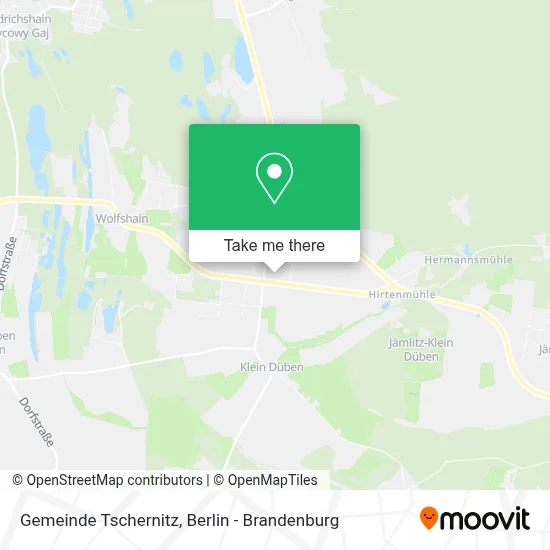 Gemeinde Tschernitz map