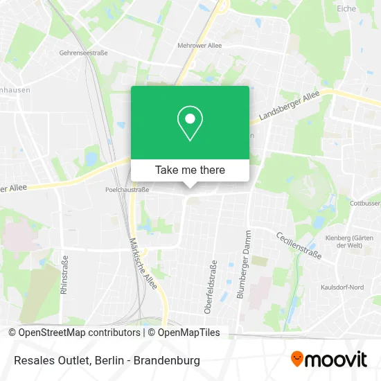 Resales Outlet map