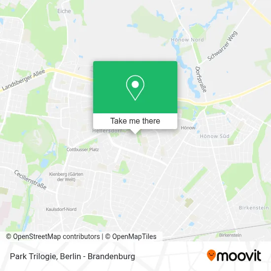 Park Trilogie map