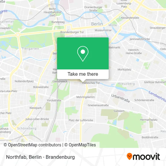 Northfab map