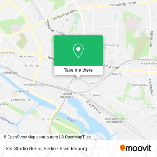 Shr Studio Berlin map