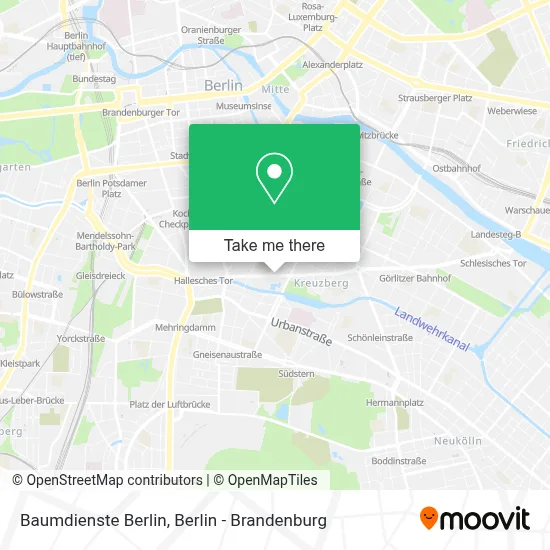 Baumdienste Berlin map