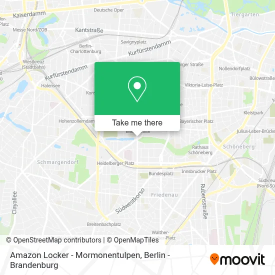 Amazon Locker - Mormonentulpen map