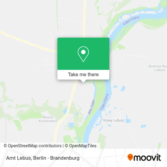 Amt Lebus map