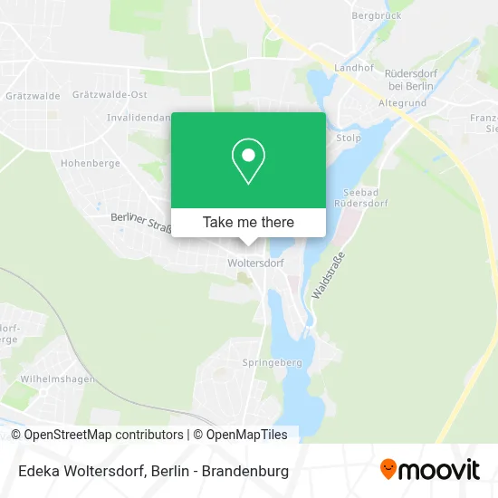 Edeka Woltersdorf map