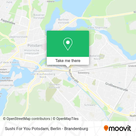 Sushi For You Potsdam map