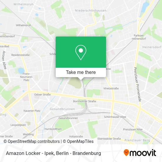Amazon Locker - Ipek map