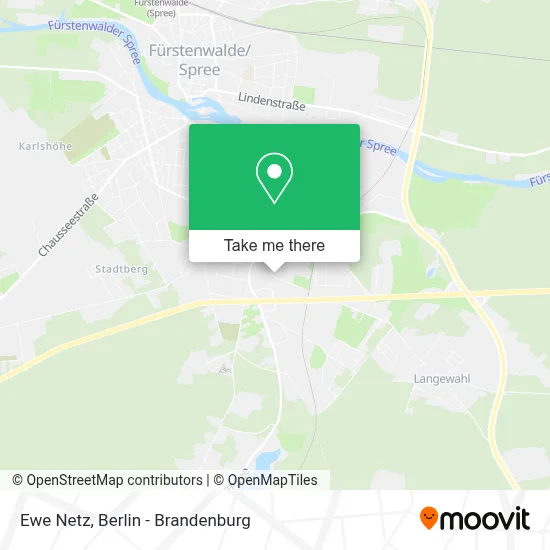 Ewe Netz map