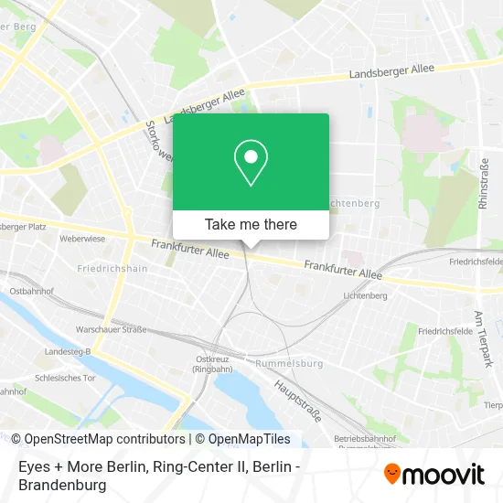 Eyes + More Berlin, Ring-Center II map