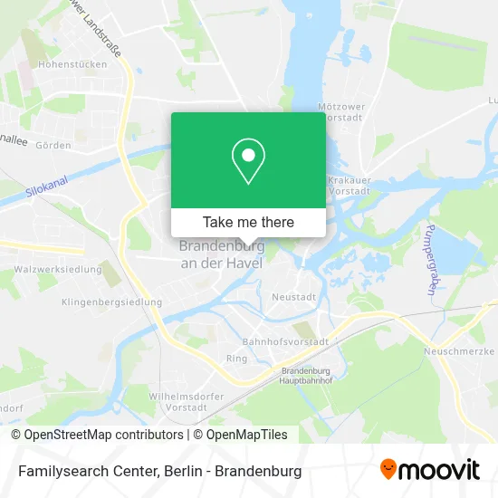 Familysearch Center map