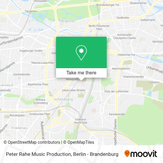 Peter Rahe Music Production map