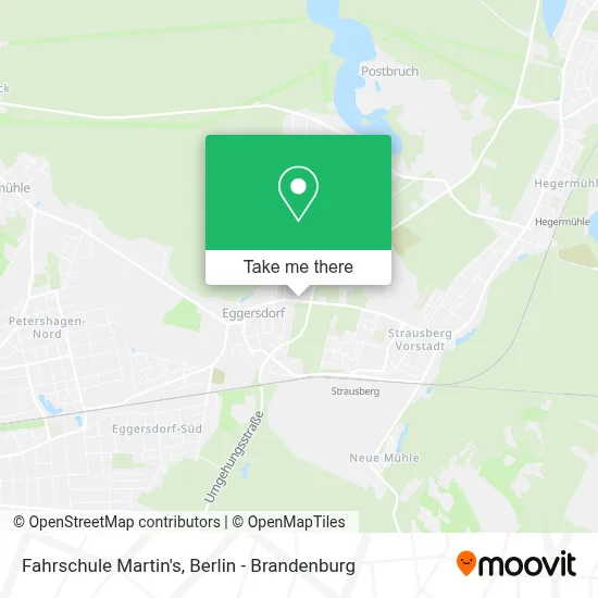 Fahrschule Martin's map
