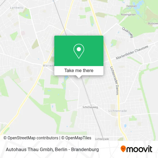 Autohaus Thau Gmbh map